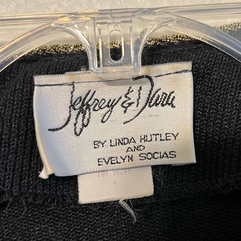 Women's Jeffrey & Dara By Linda Hutley Vintage 80's Cropped Jacket Sz 8 - Picture 6 of 10